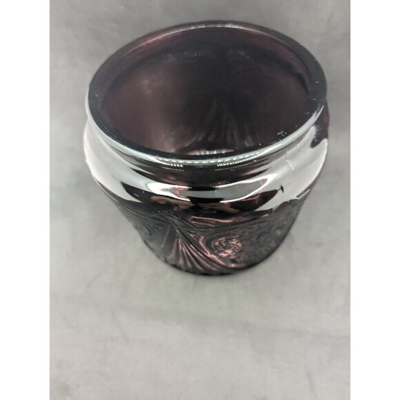 Vth Royal Lace Hazel Atlas Amethyst Depression Glass Cookie Jar Bottom Only HTF - Picture 16 of 16